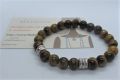 Armband Brown tijger-oog Agaat