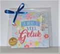 Veel geluk - hanger + kaartje