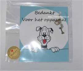 Bedankt Oppassen hond