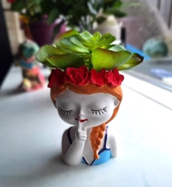 Decoratie meisje - handgeschilderd