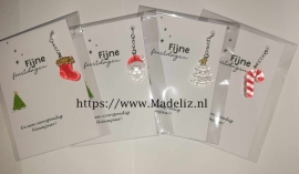 Kerstmis hangertje compleet met kaartje