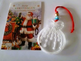 Druppel kerst balhanger