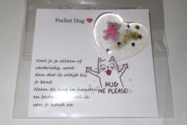 Kinder pocket hug - Lila Beertje Fantasie 