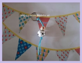 Voetbal mannetje - sleutelhanger