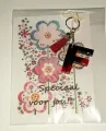 F Letter hanger - Zwart/rood